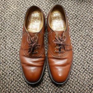 Johnston Murphy Aristacrafts brown dress shoes